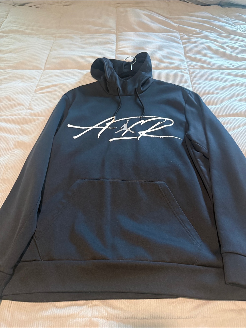 Men's Black Pullover Hoodie-Air Jordan